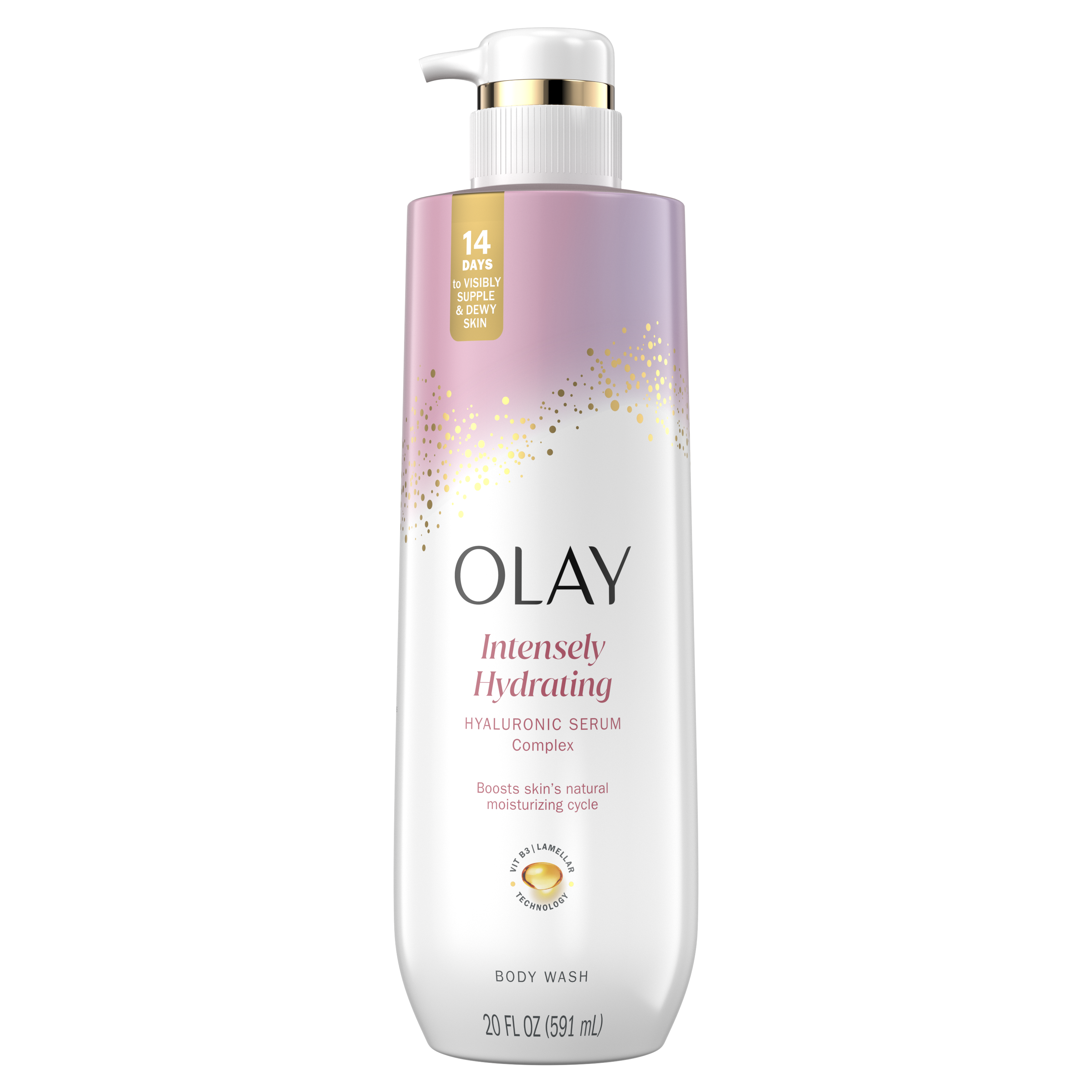Olay Intensely Hydrating Body Wash with Hyaluronic Serum Complex