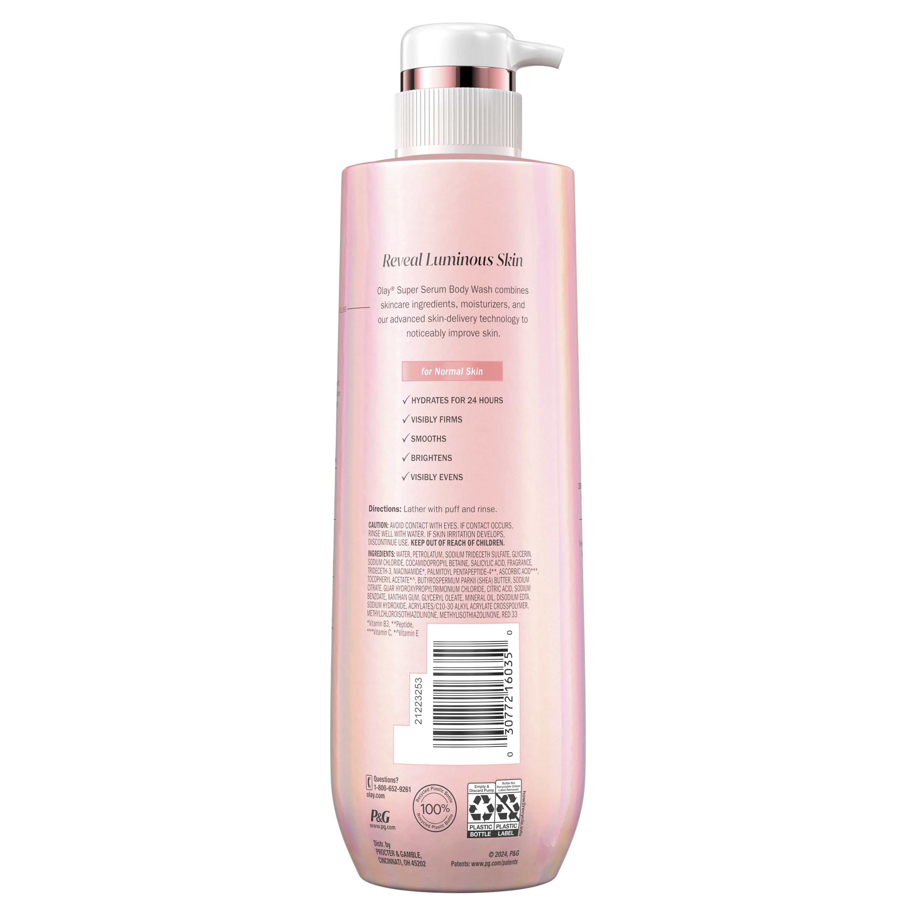 Olay Super Serum Body Wash, Normal Skin