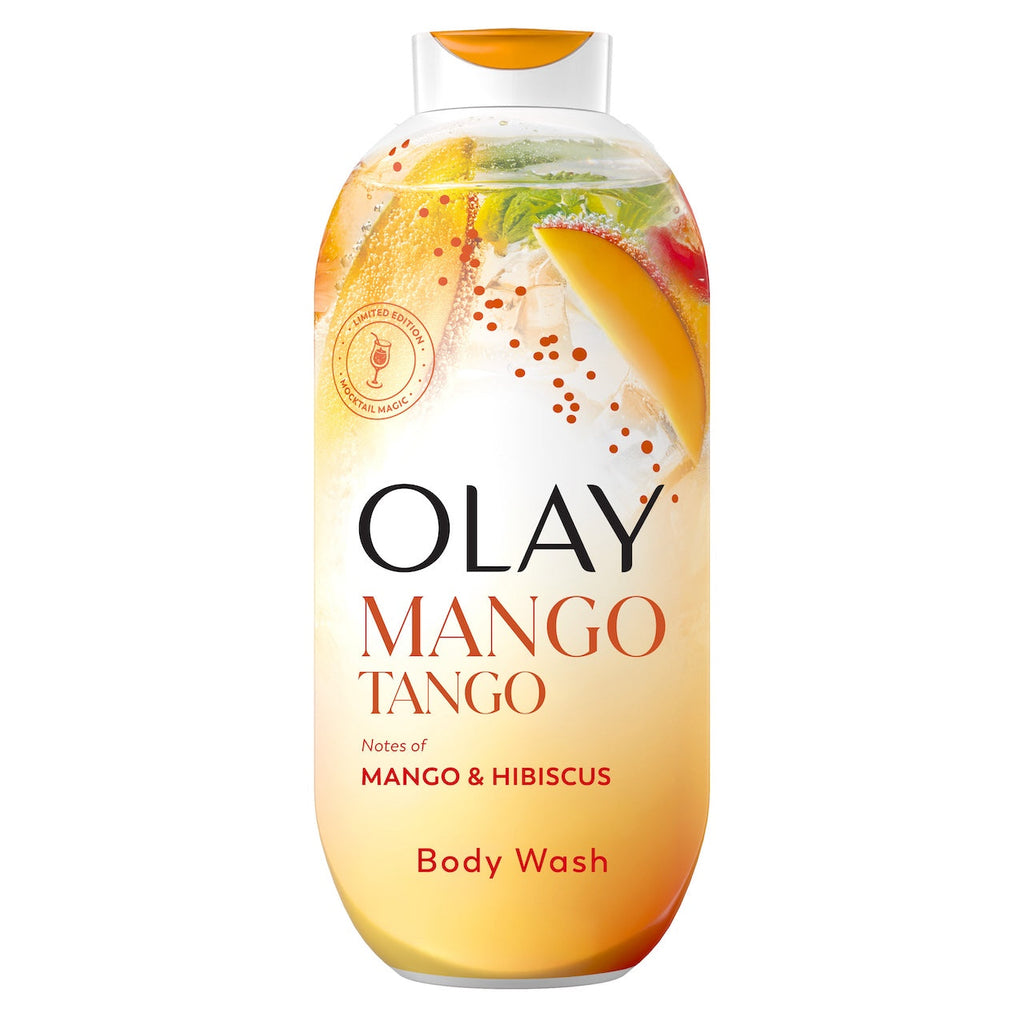 Olay Mango Tango Body Wash with Notes of Mango and Hibiscus, Vitamin B3 and Antioxidant Blend