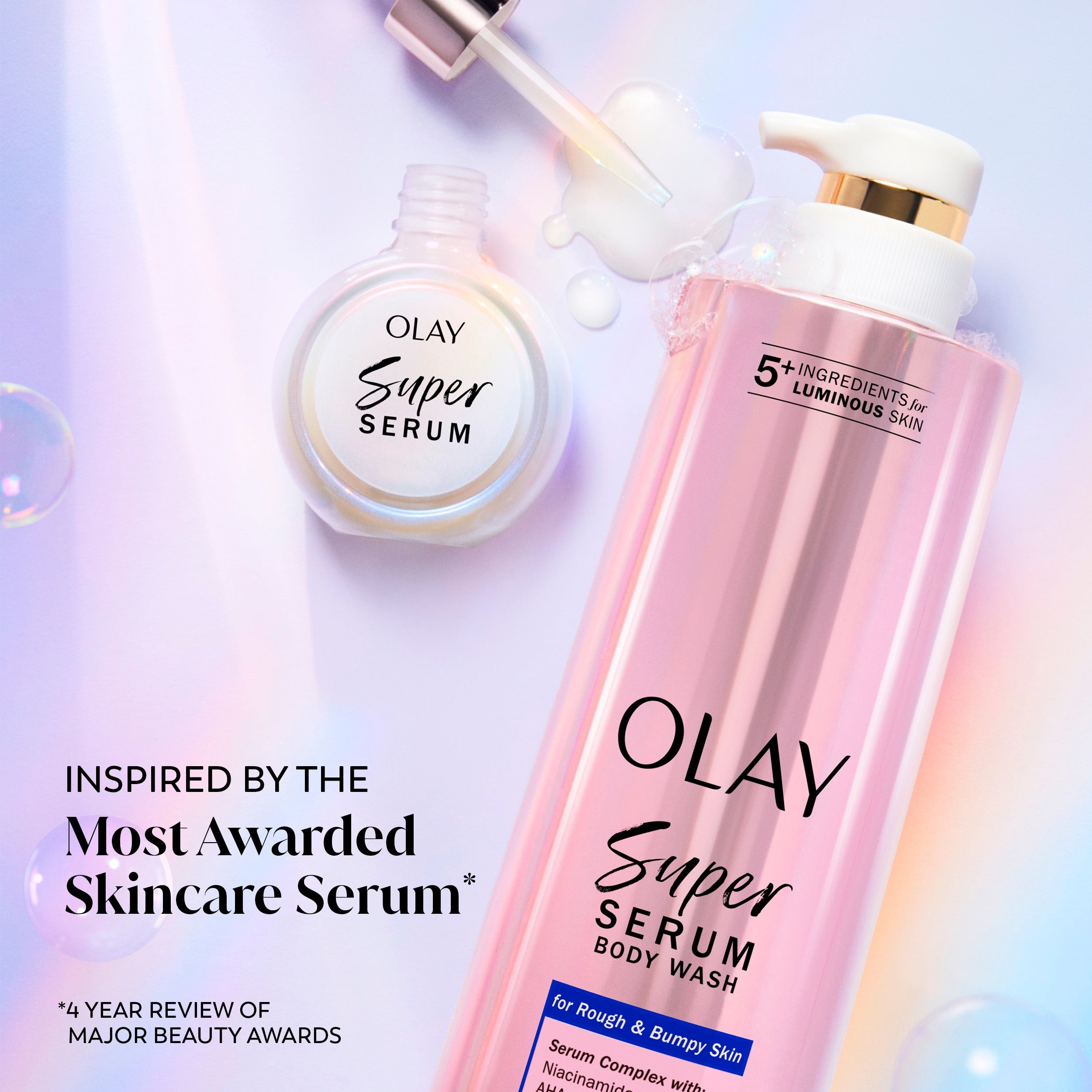 Olay Super Serum Body Wash for Rough & Bumpy Skin