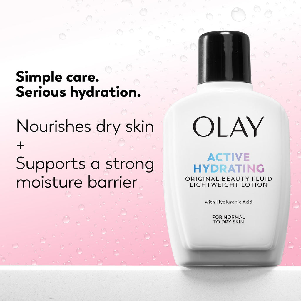 Olay Active Hydrating Beauty Moisturizing Lightweight Lotion for All Ages 4oz