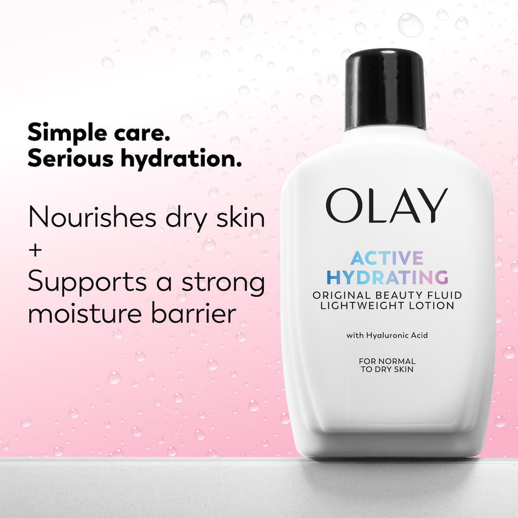 Olay Active Hydrating Beauty Moisturizing Lightweight Lotion for All Ages 6oz