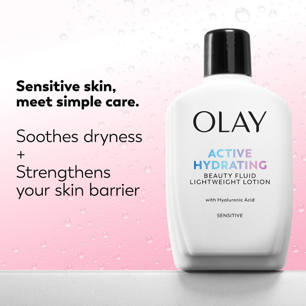 Olay Active Hydrating Beauty Moisturizing Lotion for Sensitive Skin