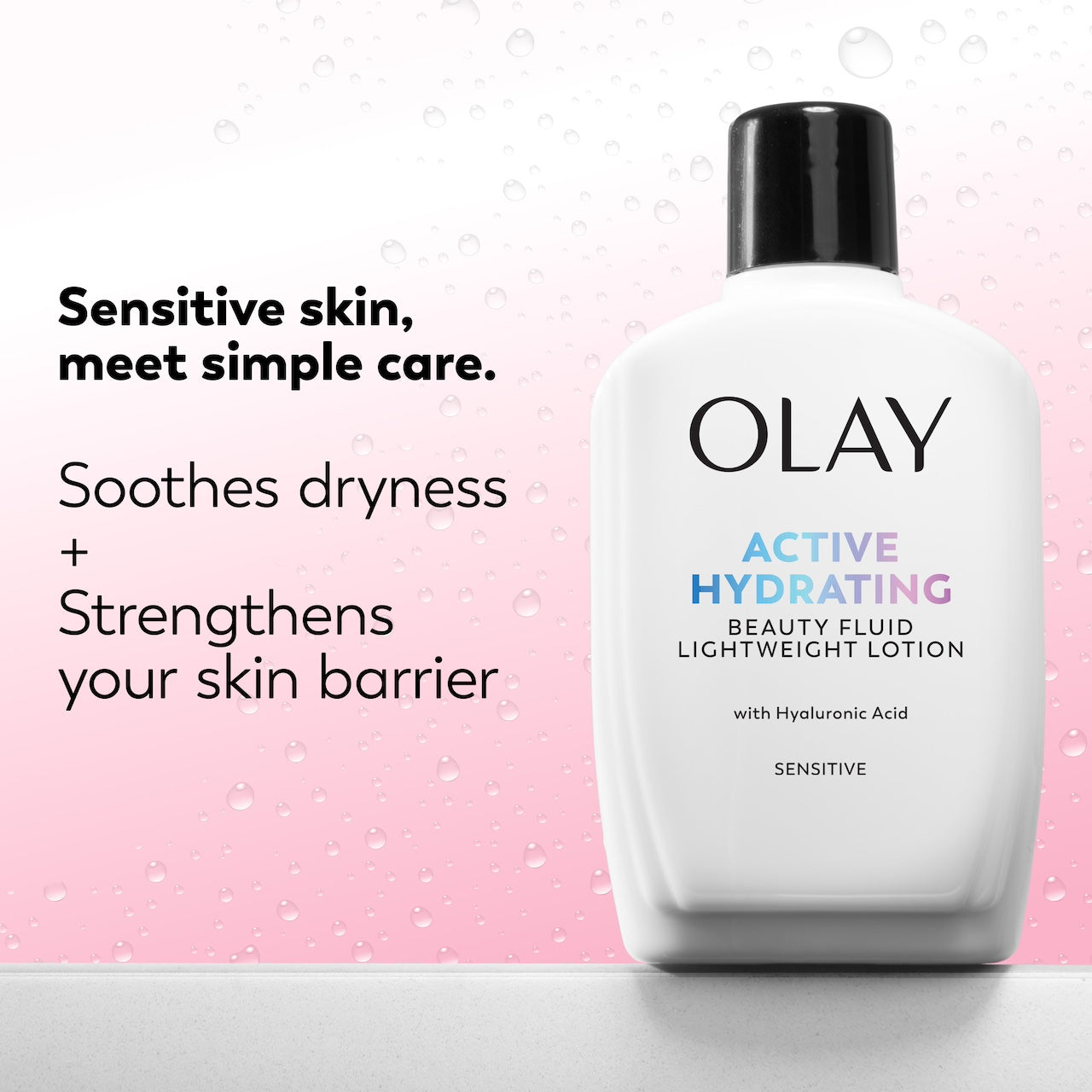 Olay Active Hydrating Beauty Moisturizing Lotion for Sensitive Skin