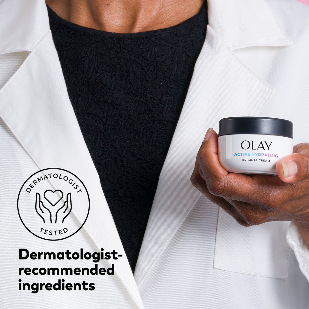 Olay Active Hydrating Cream Face Moisturizer for Deep Hydration 2oz