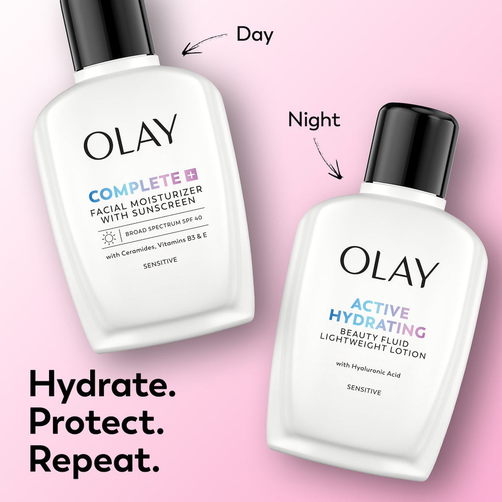 Olay Active Hydrating Beauty Moisturizing Lotion for Sensitive Skin