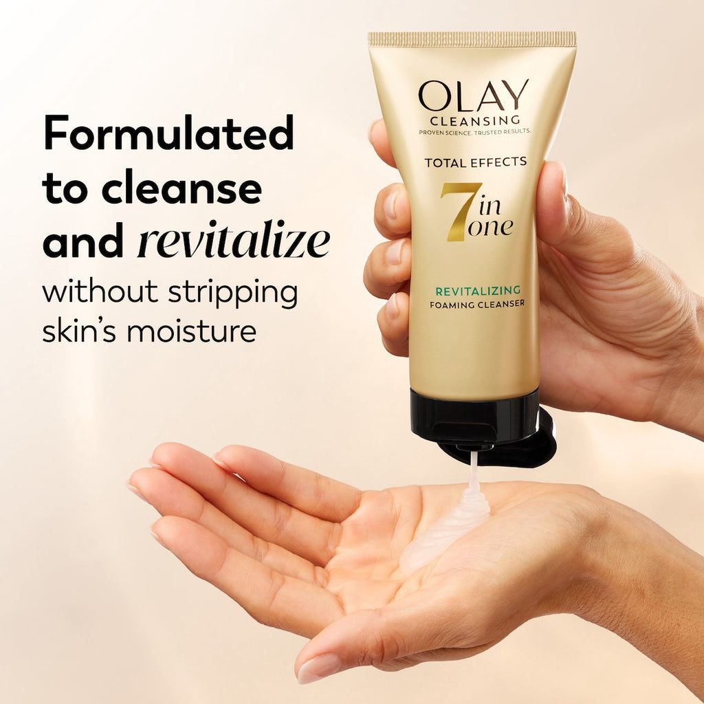 Total Effects Revitalizing Foaming Face Cleanser