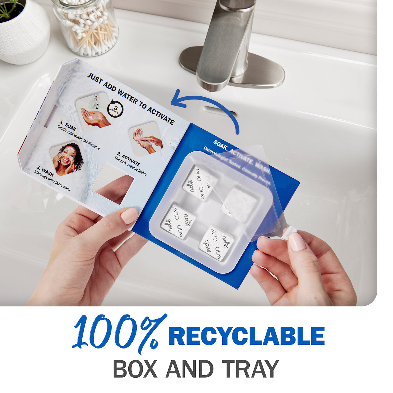 Olay Cleansing Melts + Hyaluronic | 32 Count