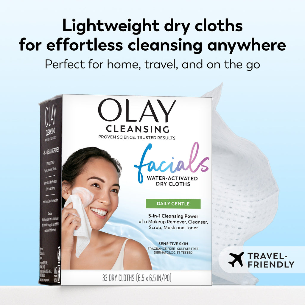 Daily Facials | Cleansing Cloths | Gentle Sensitive Clean 33 ct