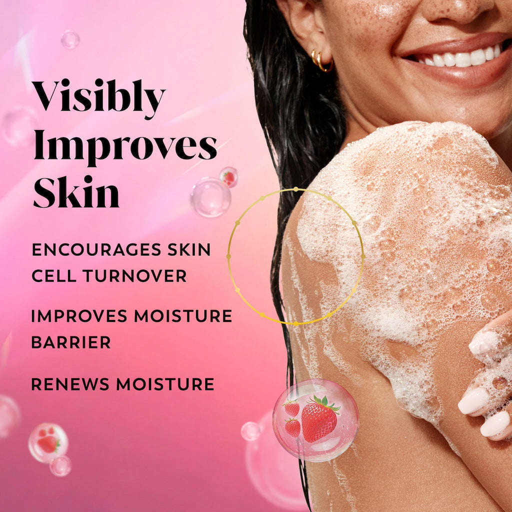 Olay Intensely Hydrating Body Wash, Strawberry