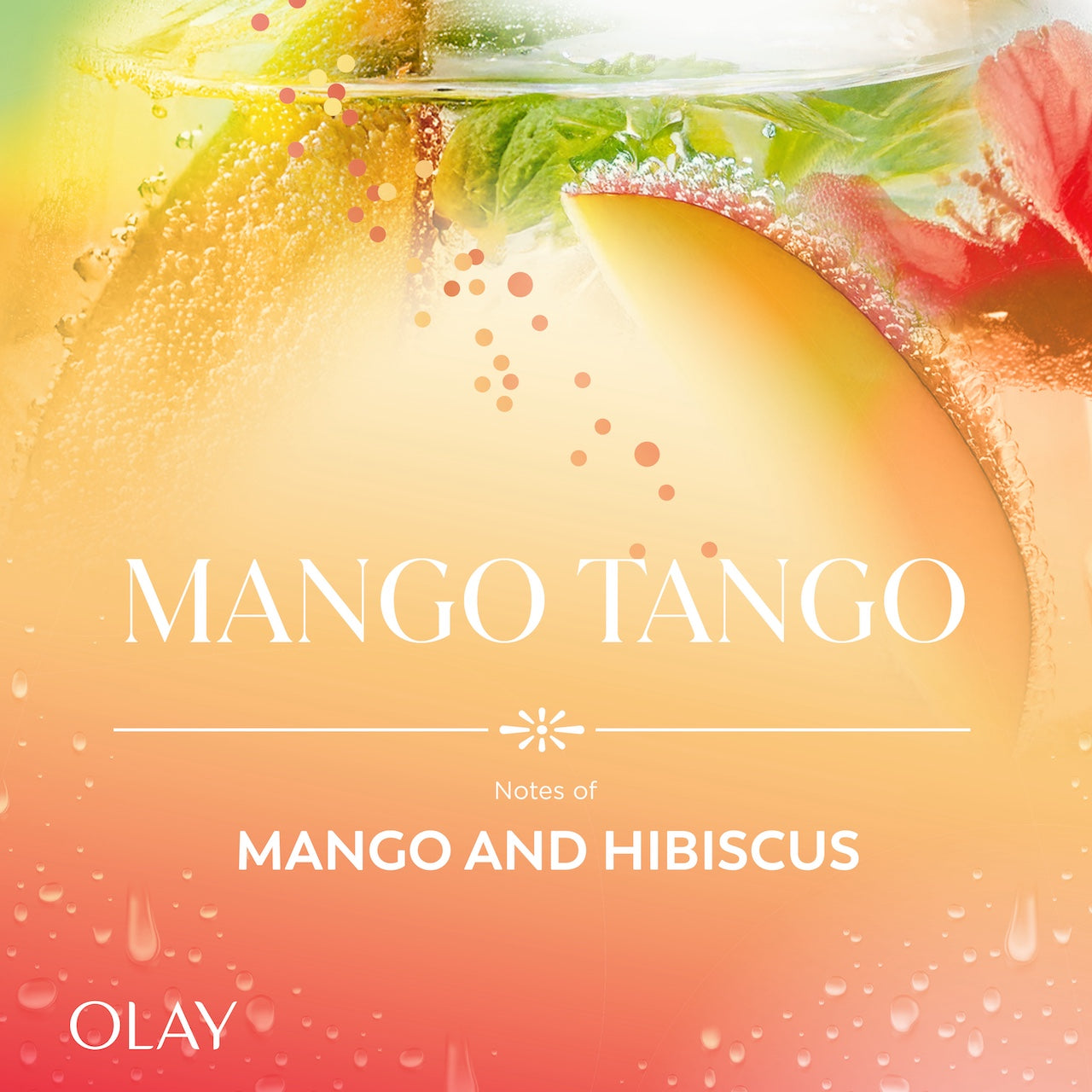 Olay Mango Tango Body Wash with Notes of Mango and Hibiscus, Vitamin B3 and Antioxidant Blend
